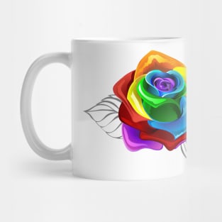 Rainbow rose bud ( Rainbow roses ) Mug